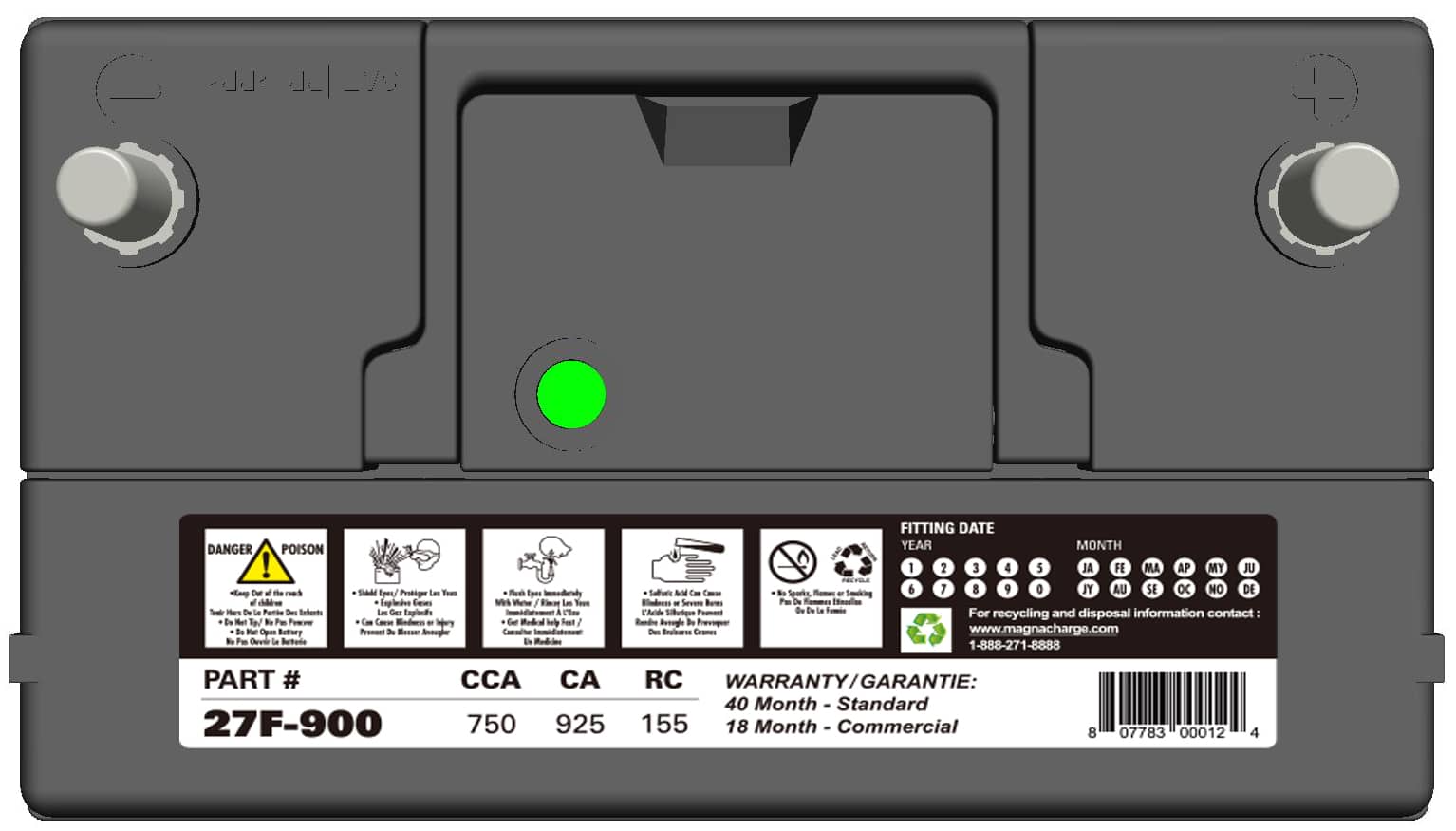 Batterie 27F-900