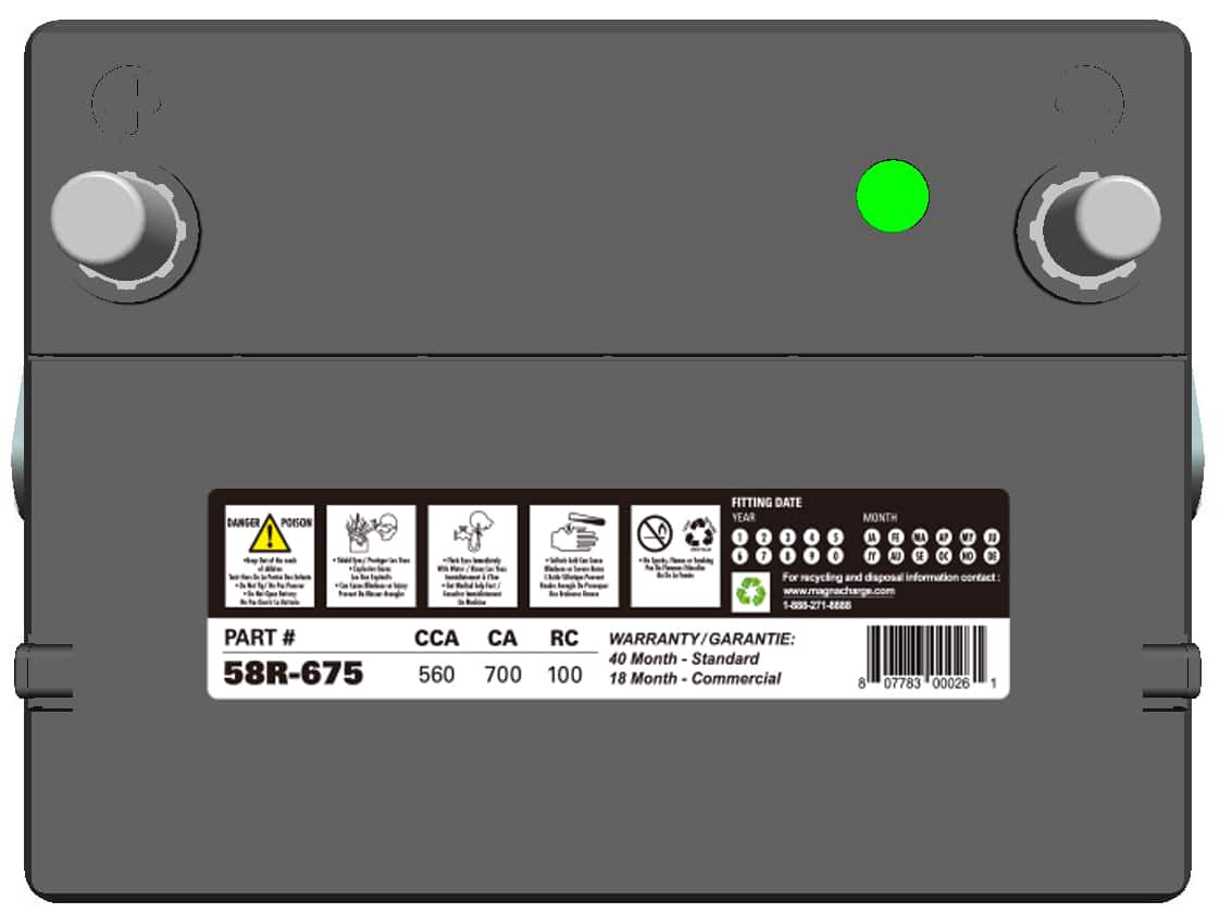 Batterie 58R-675